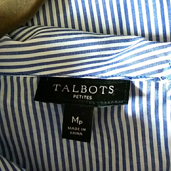 Talbot's Ladybug Stripe Sleeveless Top SZ M/P - Picture 6 of 7